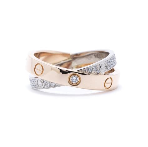 screw cartier ring|cartier love interlocking ring.